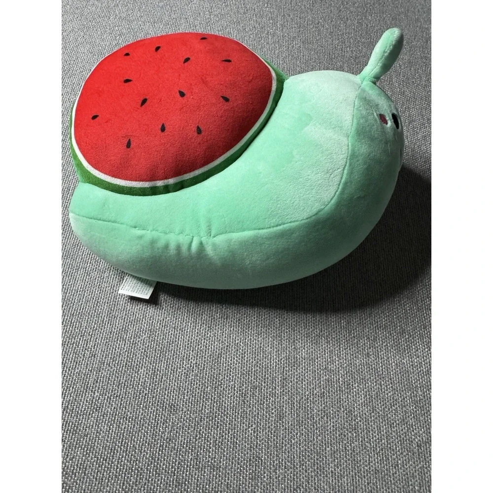 Kaisiyang Green Snail Plush With Watermelon Slice Shell Fruit Themed Stuffed Toy